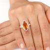 Citrine Gemstone 925 Sterling Silver Jewelry Handmade Trendy Ring Gift For Mom RR-64-10