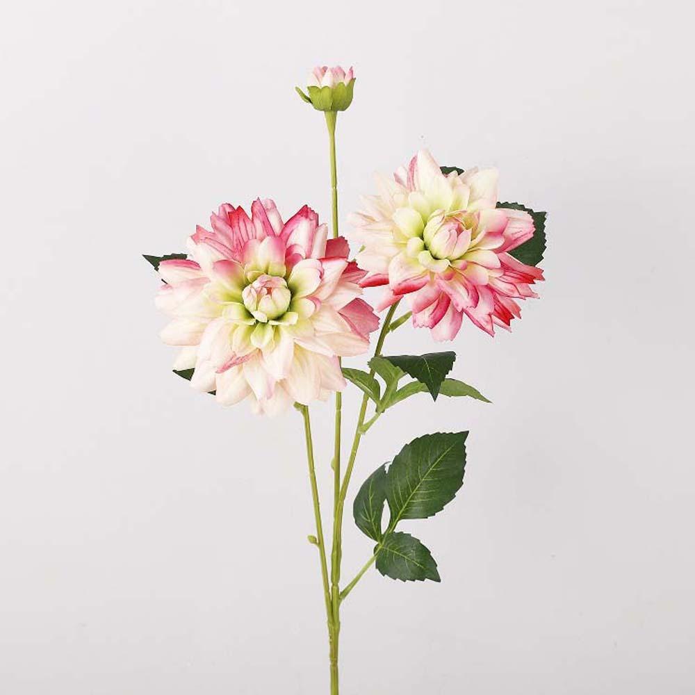 Real Touch Simulation Big Dahlia Realistic Faux Dahlia Branch Fake Flower  Party Favors