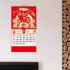 Настенный календарь 2024 год Дракона Прозрачная печать Плотная бумага Цветная печать Листовки Цветная праздничная отделка стен