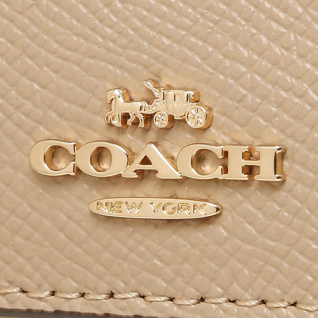 Outlet Key Case Beige 76741 IMTAU [Coach] Women's [Item]