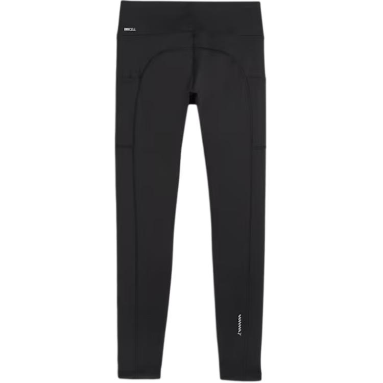 Puma Mmq Run Favorite Series Удобные Эластичные Пояс Беговые Повседневные Брюки Женские низы Черный 525077-01