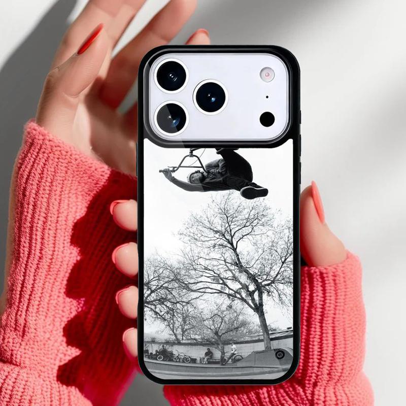 Чехол для телефона BMX Велосипед Экстремальный спорт для iPhone 17 16 15 14 13 Pro Max Задняя крышка для 12 11 Pro Coque
