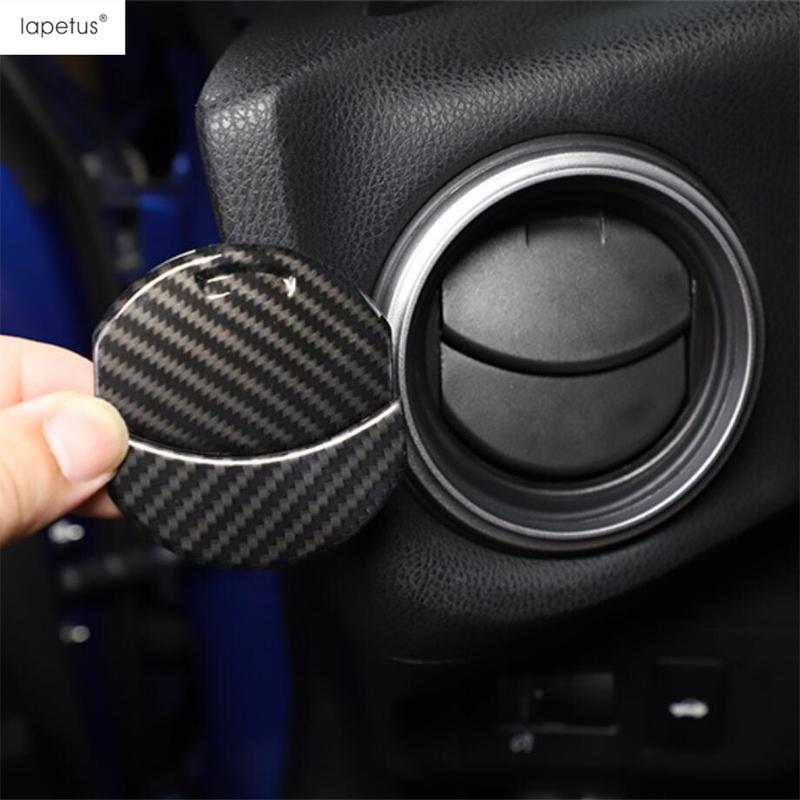 Carbon Fiber Accessories For Subaru BRZ / Toyota GT86 2013 - Central Control Strip Gear Panel AC Air Handle Bowl Cover Trim