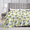 M-Minions Cartoon Christmas Flannel Blanket  Warm Throw Blanket for Outdoor Travel Comfortable Bedspread Sofa Bed Cover