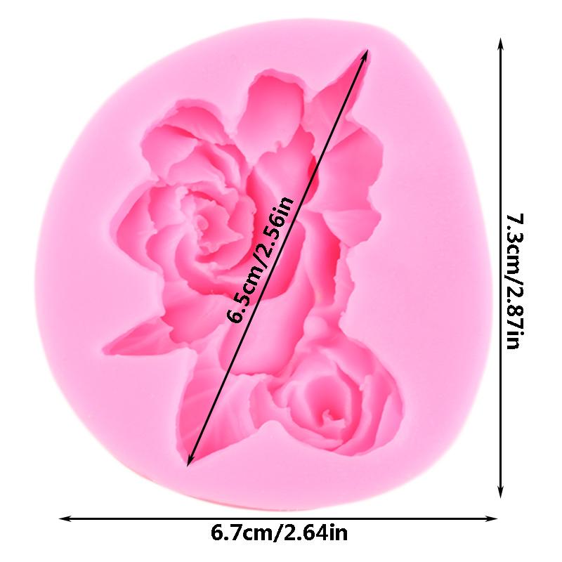Силиконовая форма с цветком розы, свадебная помадка, инструменты для украшения торта, топпер для кексов, сделай сам, формы для конфет, шоколада и мастики
