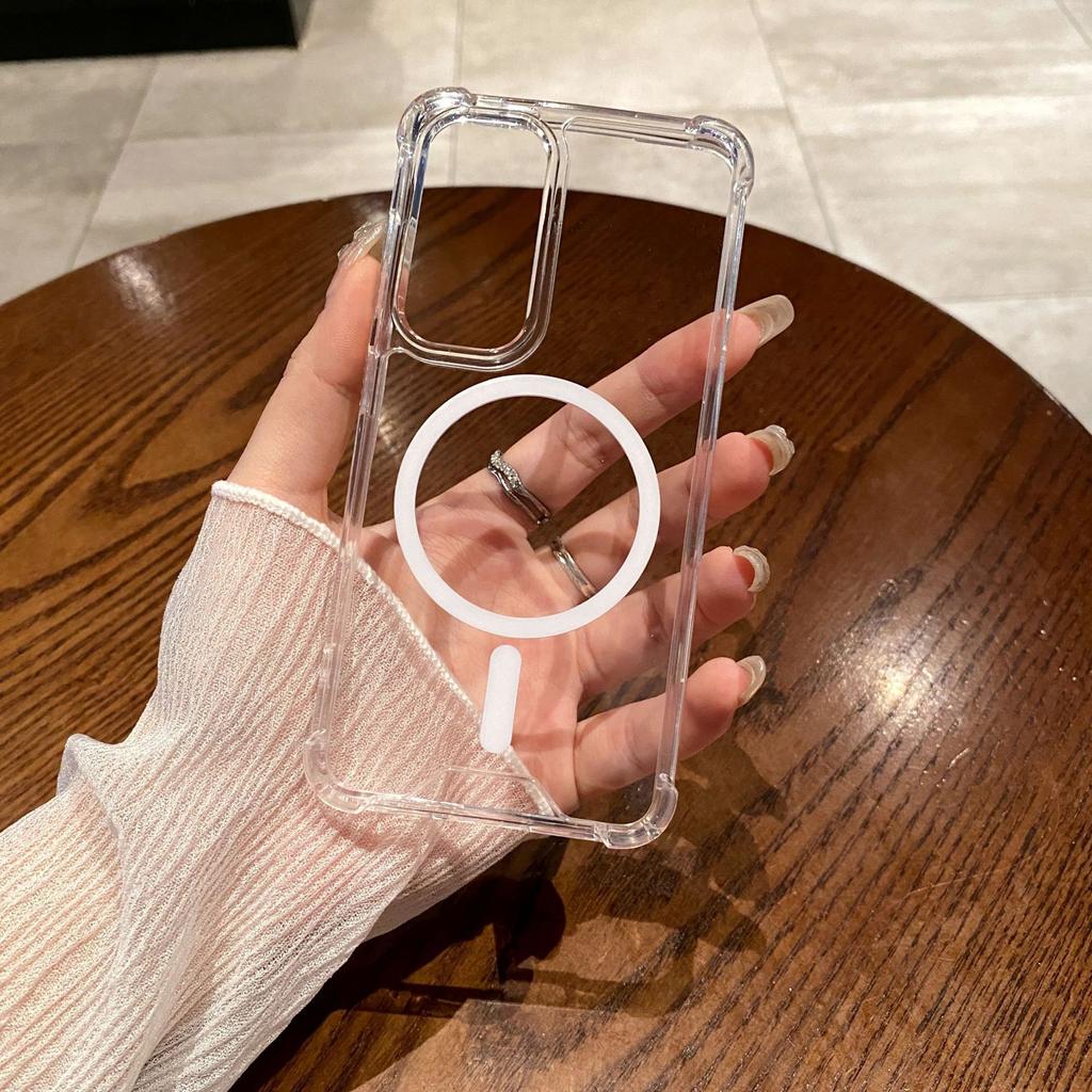 Применимо к Samsung S11Ultra новый чехол для мобильного телефона прозрачный magsafe магнитное всасывание s11plus четырех-угловой воздушный мешок чехол