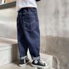 Boys Korean Version of The Spring and Autumn Trendy Jeans, Children's Spring Trousers, Western Style, Big Children