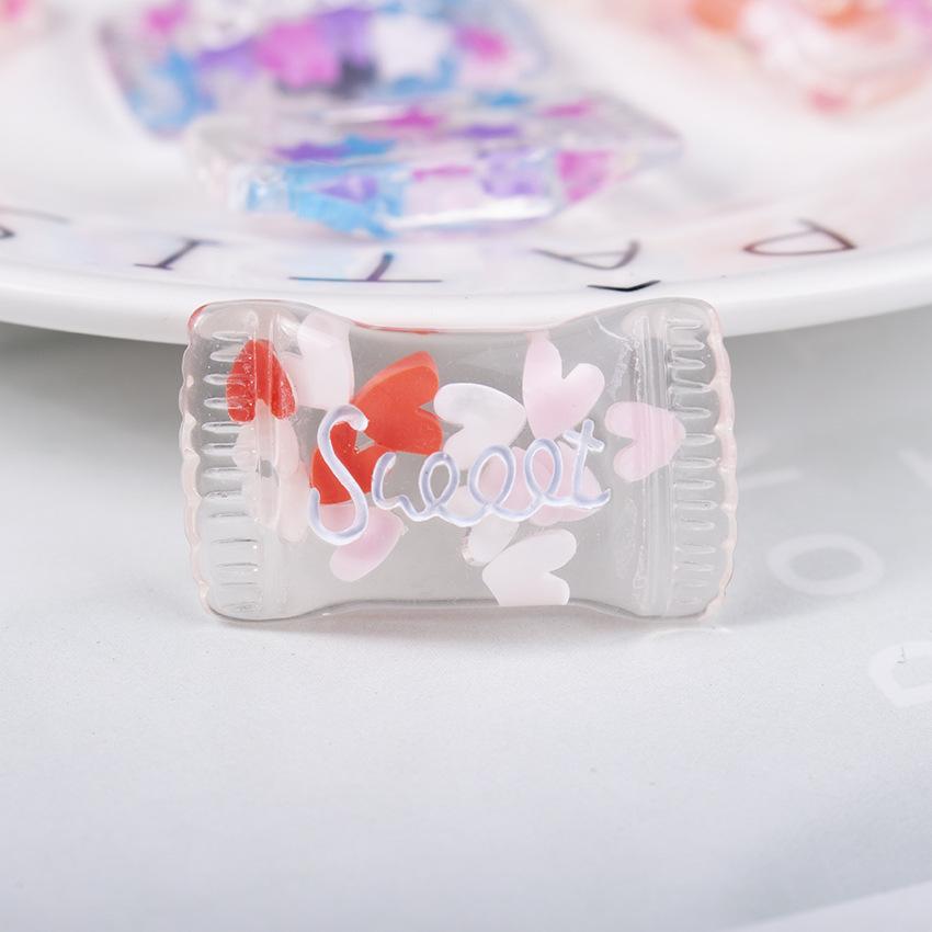 Сладкие конфеты 5 шт. блестящие украшения кремовые сделай сам с кристаллами пайетками имитация чехол для телефона материал декорированный