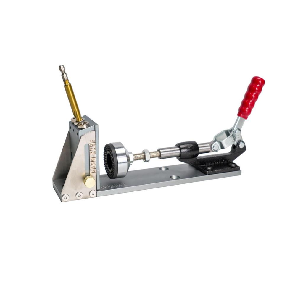 Деревообрабатывающий сверлильный зажимной инструмент Новый деревообрабатывающий локатор косых отверстий Алюминиевый сплав Сверло Джиг для карманных отверстий