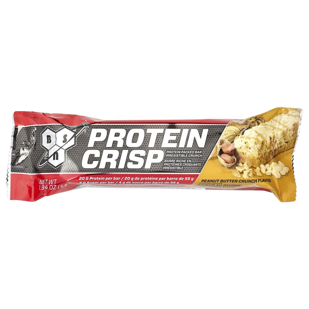 Protein Crisp, Peanut Butter Crunch, 12 Bars, 55G (1.94Oz) Each