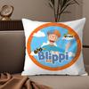 B-Blippi Animation Film Wonders Pillow Case Silky Elegant Comfort Sofa Bed Invisible Zipper