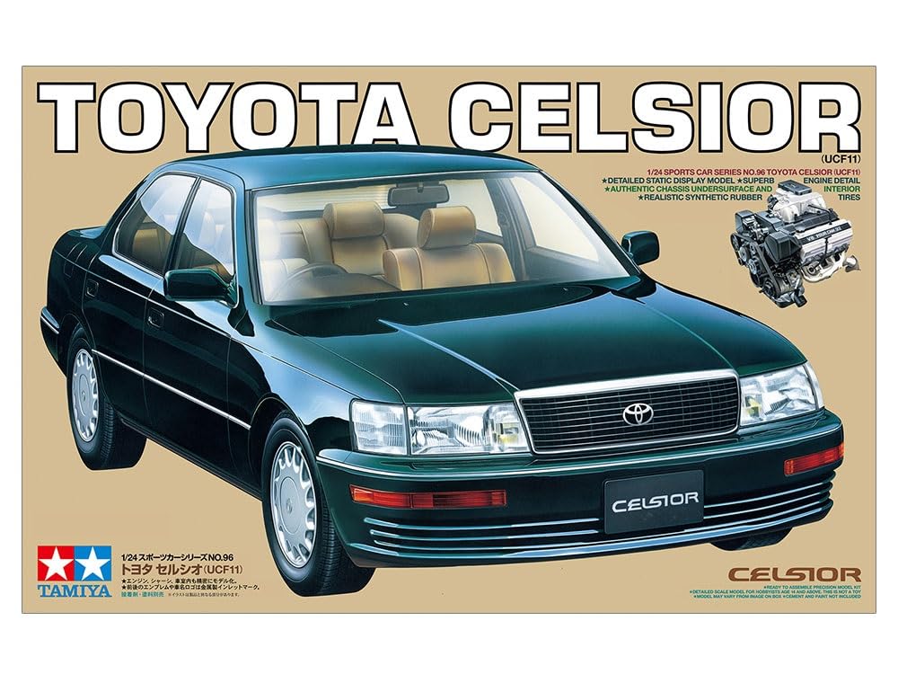 Tamiya Sports Car Series 96 Toyota Celsior Plastic Model 24096 1/24 No.