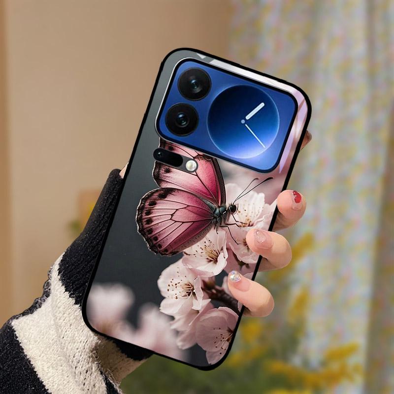 Для Xiaomi 17 Pro Max 17Pro Mi 17 Чехол Ударопрочный Закаленное Стекло Защитная Крышка Телефона Для Xiaomi17 Pro 17ProMax Задний Бампер Fundas Coque
