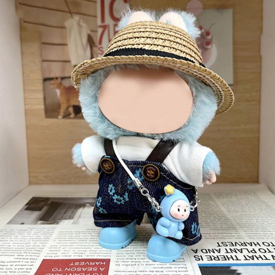 Набор одежды для кукол Стильный комбинезон Вязаный свитер Наряд для кукол 15-17 см Модные аксессуары для переодевания