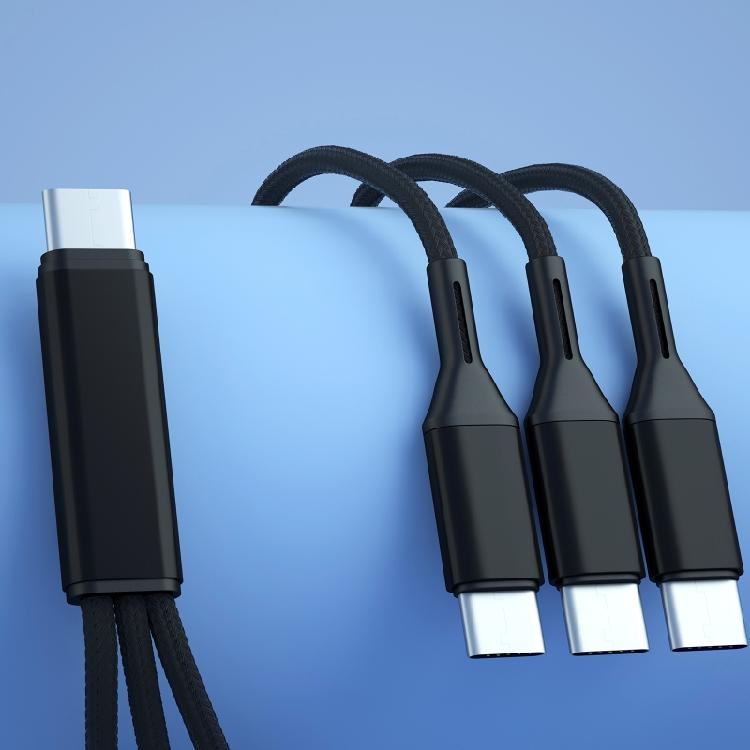 USB C на USB C Micro USB Коннектор Быстрозарядный Шнур для Мобильного Телефона