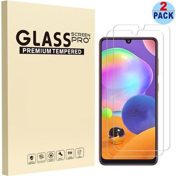 Film de protection - Samsung - Galaxy A31 - Verre trempé - Ultra-fin - Anti-rayures