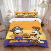3pcs Halloween Garfield and Odie Bedding Set, Including, Without Filling, Soft and Comfortable Home Bedroom.H044