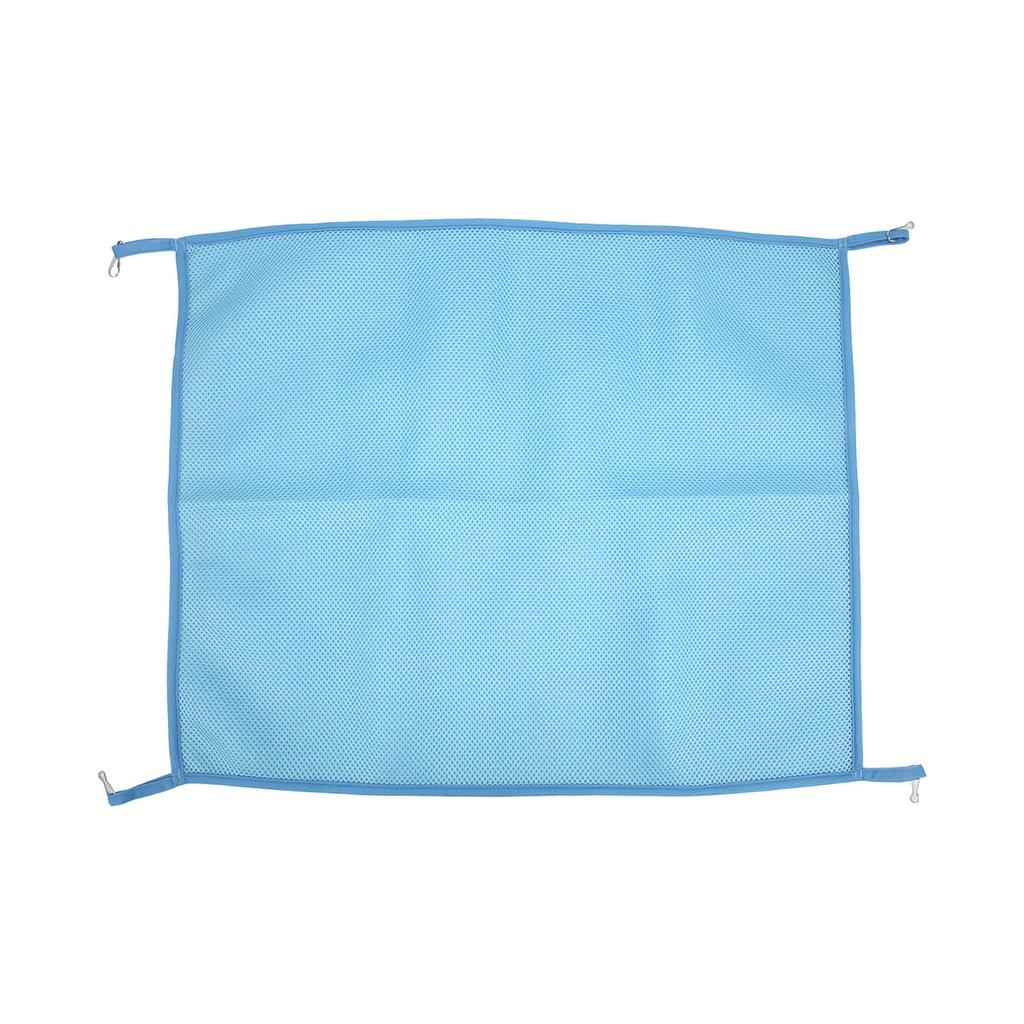 Гамак для клетки питомца Дышащий Прохладный Подвесной Летний Сетчатый Кроватка для Кошки Морской Свинки Хомяка Синий 39x48см