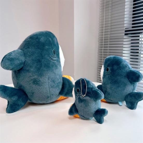 Милая плюшевая игрушка-акула-кошка для украшения дома, декоративный компаньон, успокаивающая детскую кошку-акулу 2 дюйма
