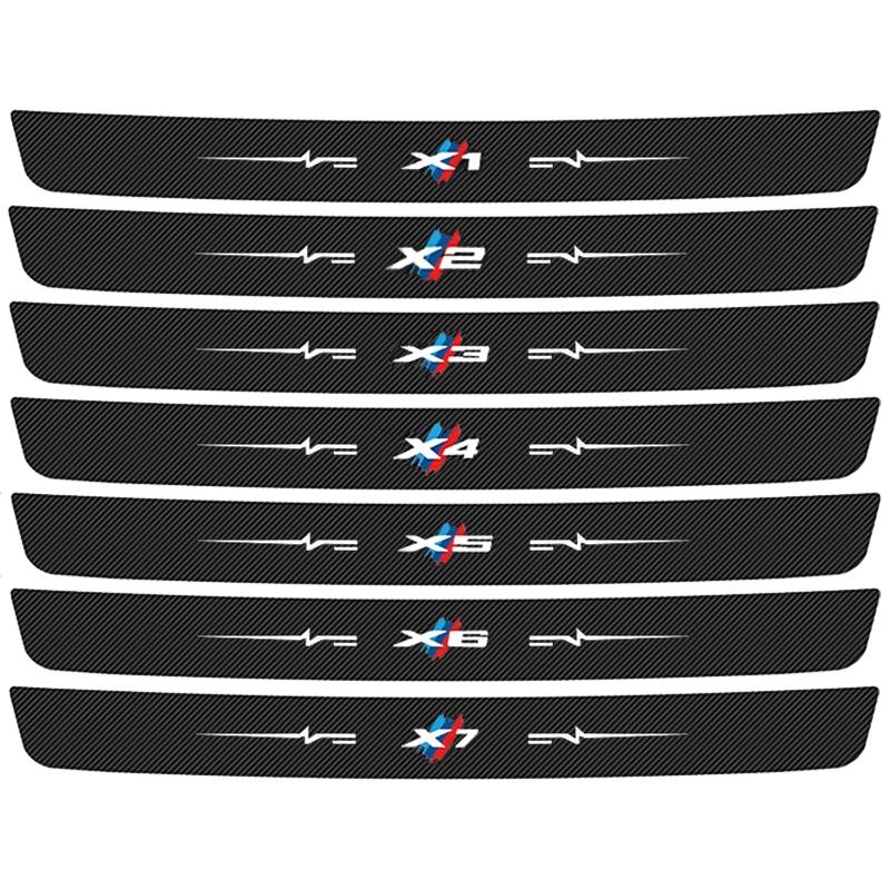 Наклейка на задний бампер автомобиля, защитные наклейки на порог, наклейки