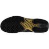 Теннисные кроссовки Wave Exceed TOUR 6 OC для игры на искусственной траве, клубные занятия, легкие, для софт-тенниса и хард-тенниса, темно-серый x золотой x черный, см 2E [Mizuno]