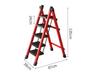 Folding Telescopic A-Frame Household Ladder, Thickened Step Stool, 3-4 Steps, Multifunctional Indoor Use.
