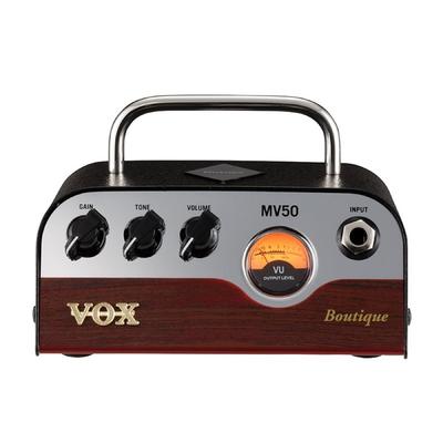 Оснащен гитарным усилителем VOX MV50, удивительно легким 50 Вт, аналоговым усилителем, идеально подходящим для дома, и легендарным бутиковым звуком усилителя Nutube,