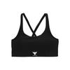 Rock Johnson Series Logo Print Medium Support Crossback Sports Bra Женское нижнее белье Черный 1380181-001