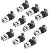 4/10Pcs BNC Q9 Plug Welding-free BNC Cable Copper Core Interface Connector for Analog Surveillance Camera Video