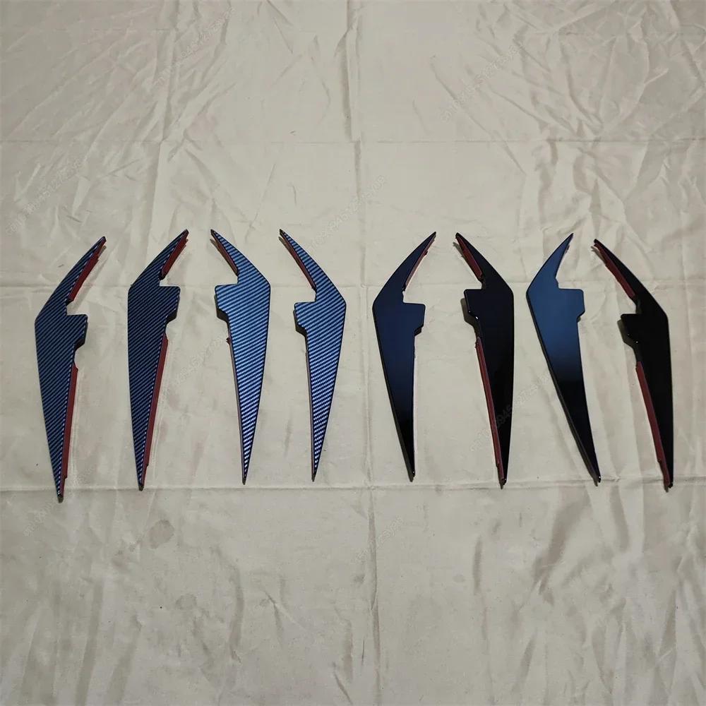 For BMW G20 G21 318i 320i 330i M340i 2022-2024+ LCI M-Sport Car Front Bumper Canards Front Lip Spoiler Splitter Trim Sticker