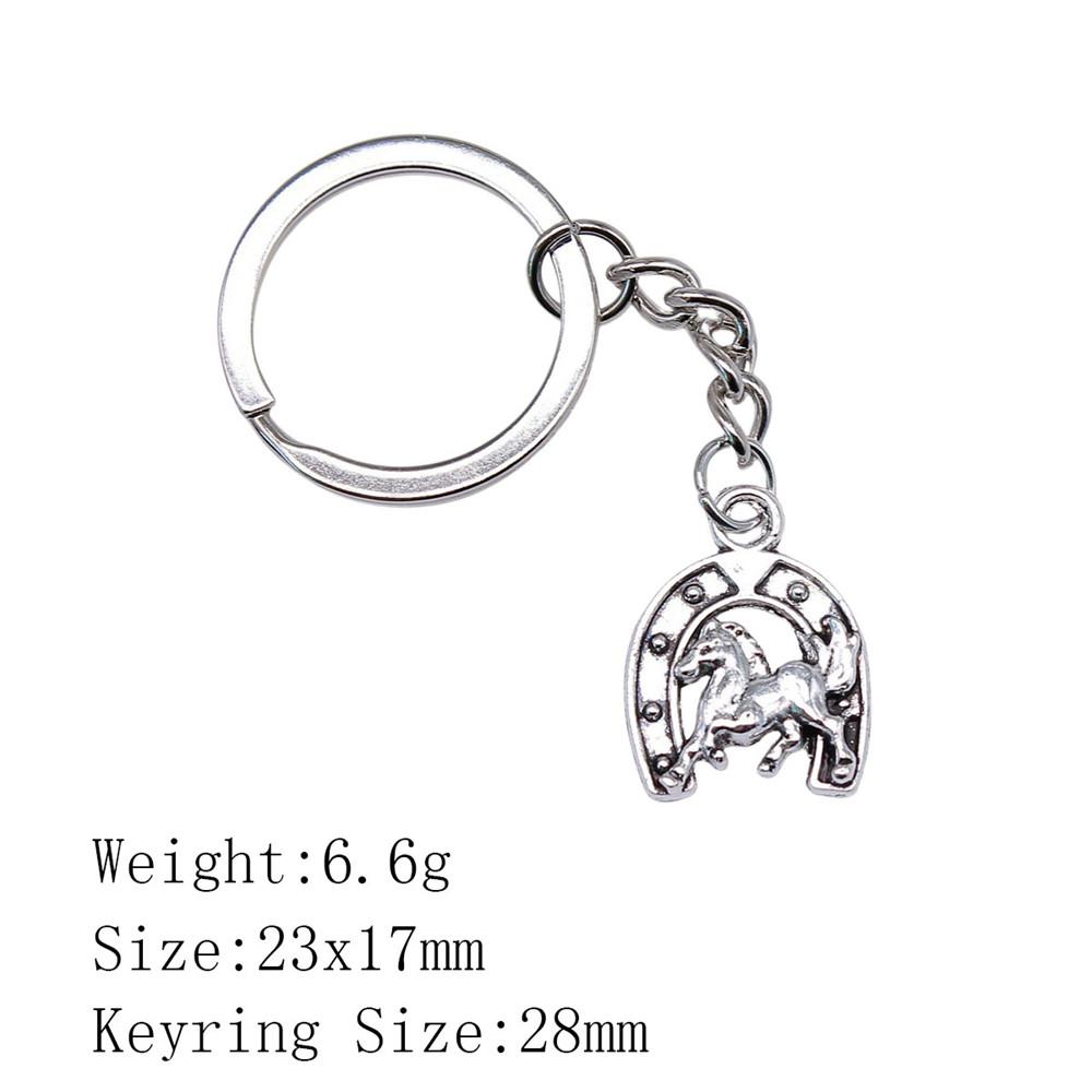 Металлический брелок в виде головы лошади/единорога - 52x51 мм, 19,9 г, Идеально подходит для сумок и домашнего декора