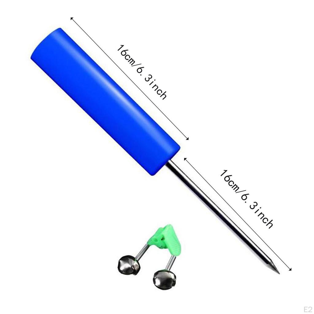 Держатель для удочки, подставка для удилища, легкий, разборный, с колокольчиками, поддержка для