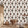 Boho Wallpaper White and Light Gray for Living Room and Bedroom 50x1000