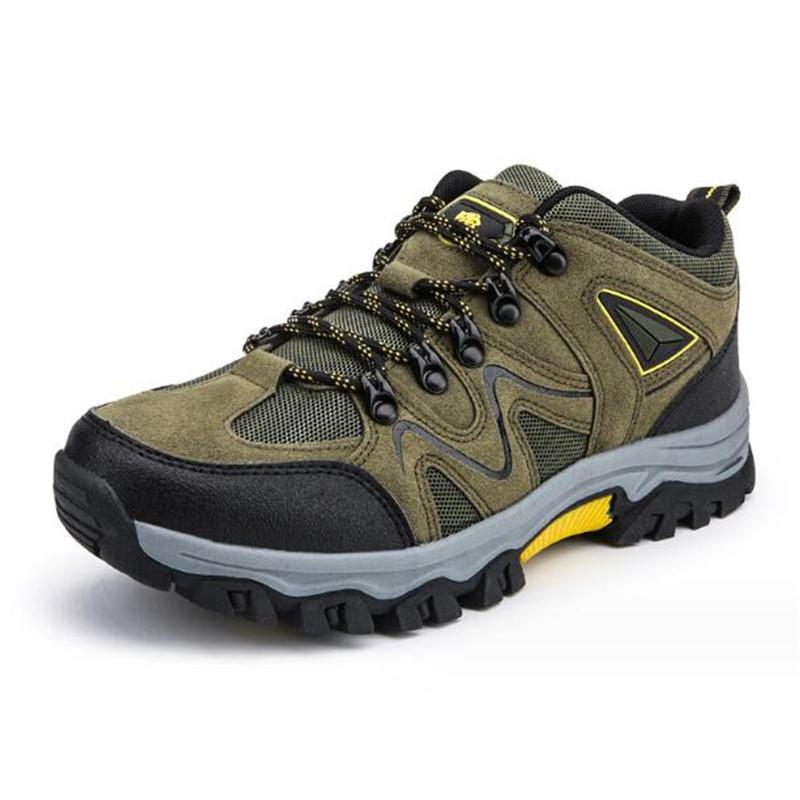 Модные мужские походные ботинки из коровьей кожи, альпинистские мужские спортивные ботинки, мужские уличные кроссовки, нескользящие мужские треккинговые ботинки, модные кроссовки на шнуровке