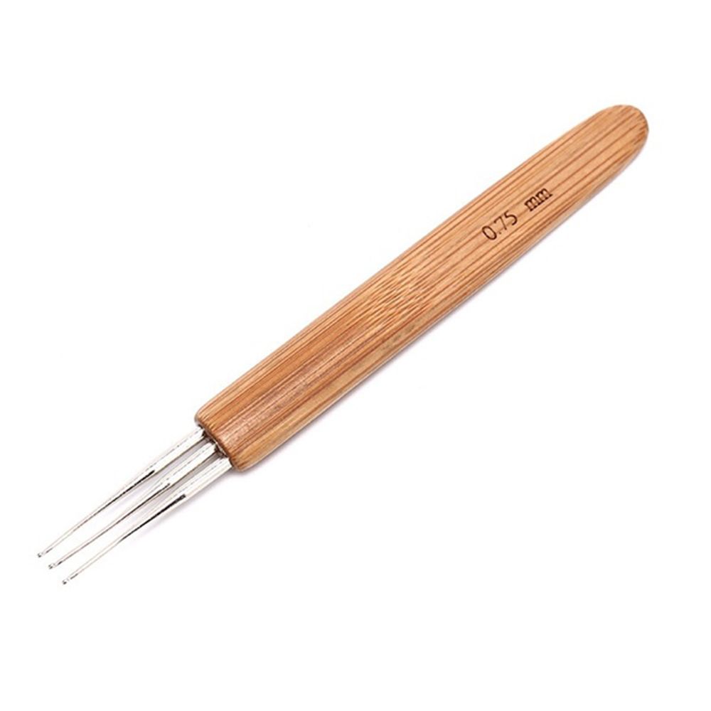 Handle One/Doube/Triple Head for Making Dreadlock Braid Maintenance Knitting Hooks Crochet Needle
