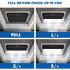For RV Sunroof Sunshade Foldable RV Roof Cooling Pad Aluminum Film Reflective Sunshade Waterproof Dustproof Blackout Curtains