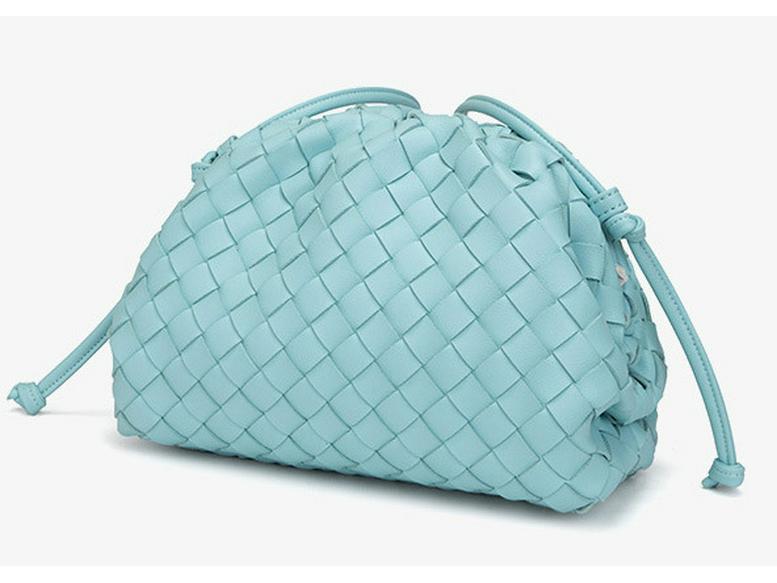 2023 Женская мода плетеный клатч через плечо Dumpling: Милая и модная сумка на одно плечо