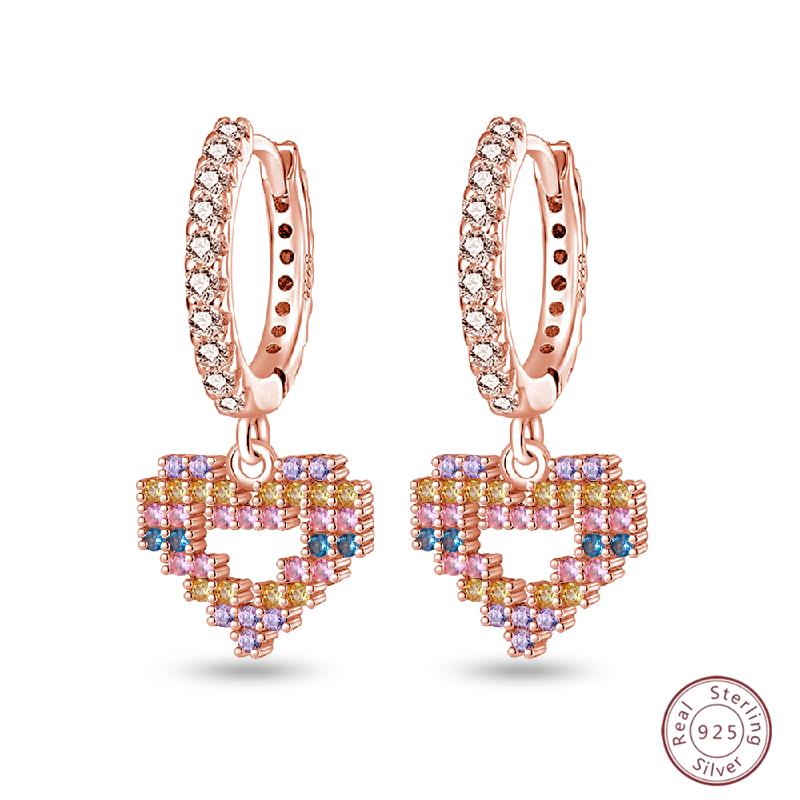 Серьги-кольца из серебра 925 пробы, минималистичные, золотые, круглые, модные, с застежкой-пряжкой с цирконием, свадебные украшения, подарок для женщин