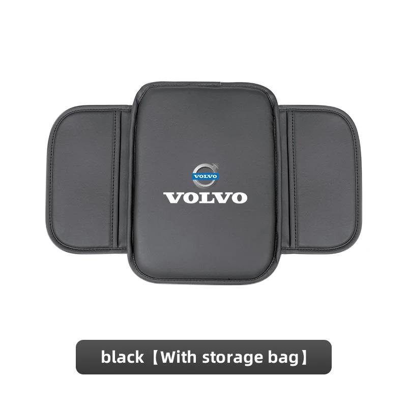 pcnrm10 Car Armrest Box Pad Leather Auto Armrest Mat Car Accessories For Volvo AWD V50 S60 XC60 S40 XC40 XC90 V60 S80 S90 V90 V70 T6 T8