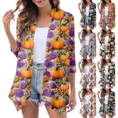 Женский модный повседневный удобный кардиган с рукавом три четверти