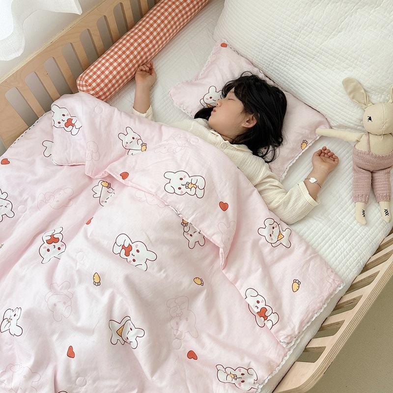 Класс А Вафельный Хлопок Летнее Одеяло Детский Мультфильм Все Хлопок Летнее Охлаждающее Одеяло