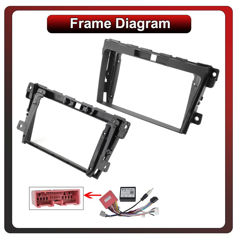 2Din Android Car-Play Car Radio,Mazda CX7 2007-2015,Multimedia Player Head Unit Stereo GPS Navigation BT WIFI,1+16GB