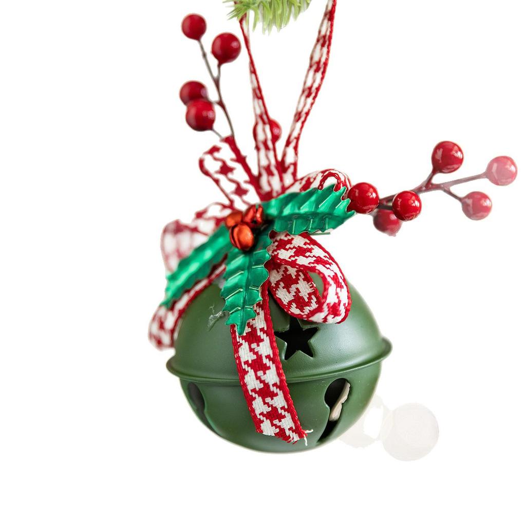 Британские кованые рождественские украшения: Звезда, Снежинка, Колокольчики, Джутовая веревка и Ягодные аксессуары