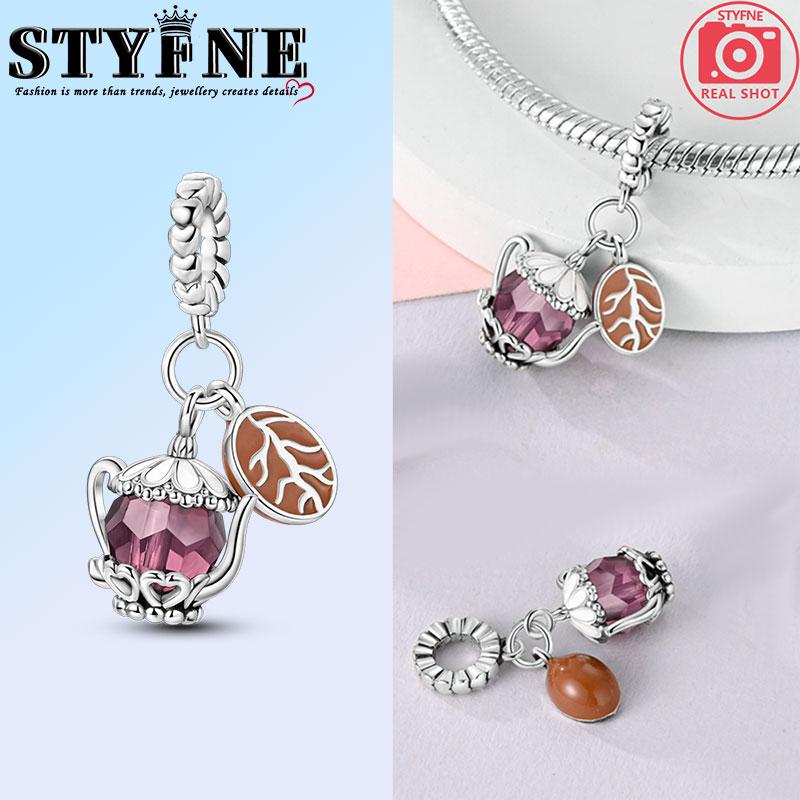 Изысканные модные медного цвета шармы-подвески в виде Санта-Клауса, рождественской елки, лося, оленя, бусины, подходят для оригинальных браслетов, рождественские украшения своими руками