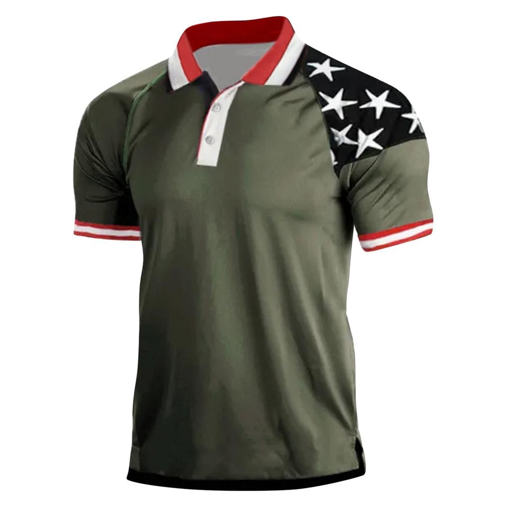 Европейский и американский мужской топ в стиле ретро на открытом воздухе, топ с короткими рукавами и цифровой печатью