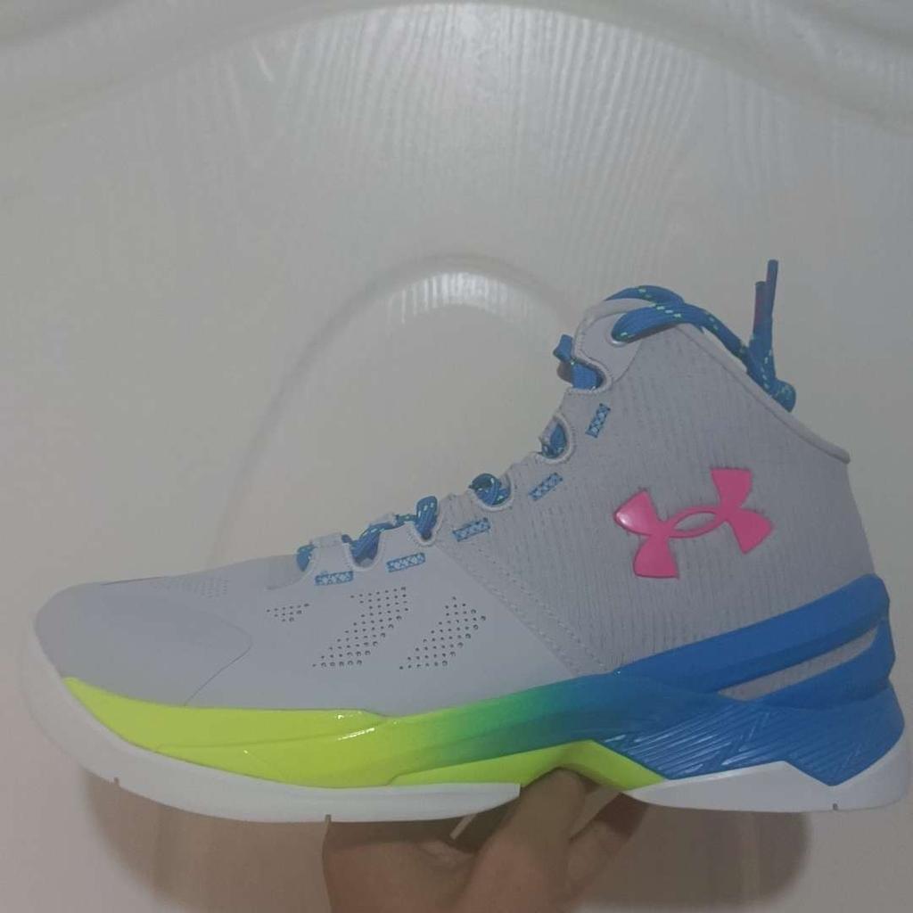 Under Armour Кроссовки Curry 2 Retro Splash Party Унисекс Белые Мульти Баскетбольные 3026305-100