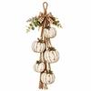 Jute Rope Wooden Heart Wall Hanging Boho Style Vertical Art Ornament  Door Hanging