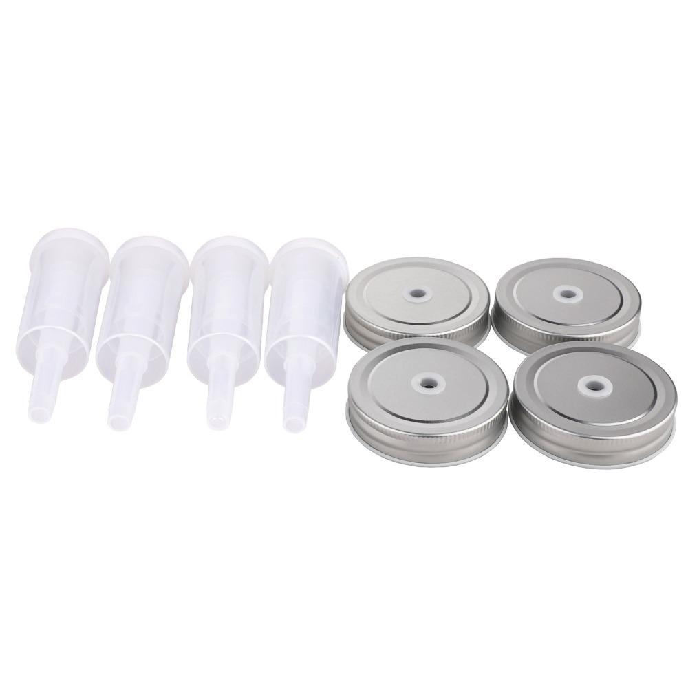 1Set Fit Standard Mason Jars Fermentation Cover Airlock System Fermentation Supplies Yogurt Making