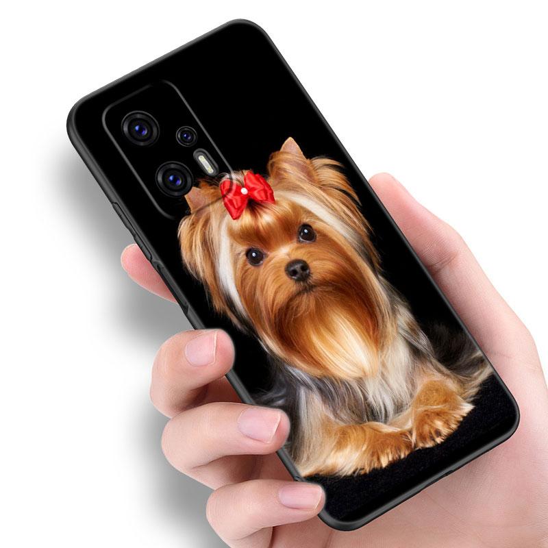 Мини-чехол для телефона с изображением йоркширского терьера для Xiaomi POCO F2 F3 M2 M3 M4 X3 X4 Pro NFC F4 GT 5G F1 X2 C3 C31 C40 M5S TPU черный чехол