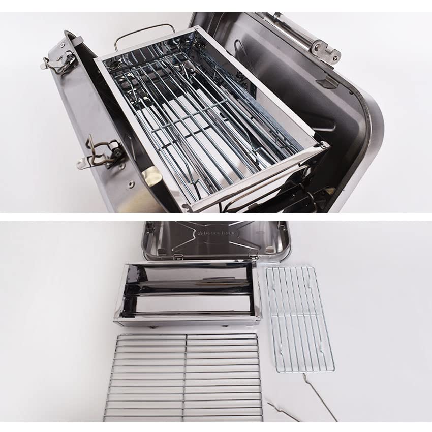 Гриль-барбекю Peace Park, печь-барбекю, настольный гриль, подставка для костра, подставка для костра Solo Camp, чемодан V-образной формы, СРЕДНИЙ